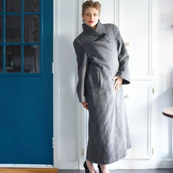 Marisa Minicucci Alpaca/Wool Floor Length Coat - Picture 5 of 5